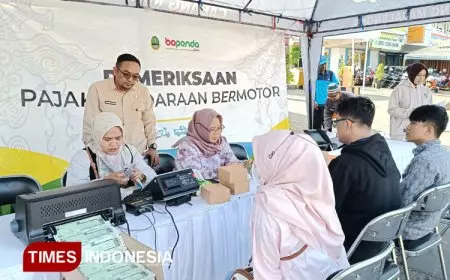 Ratusan Kendaraan Terjaring Razia Pajak di Majalengka, Puluhan Bayar di Tempat