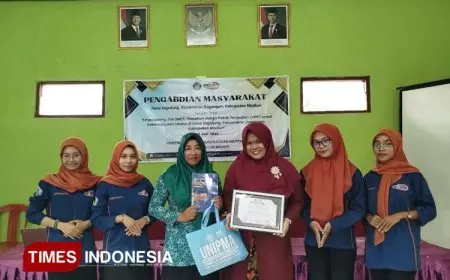 Mahasiswa Pendidikan Akuntansi Unipma Madiun Latih Hitung HPP bagi Ibu&#45;ibu PKK Desa Segulung