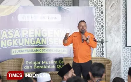 Keseruan MPLS di TISMA Malang, BPBD Batu Kenalkan Penanggulangan Bencana Lewat Game Digital