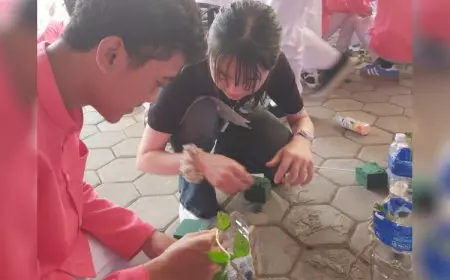 Joto High School Jepang dan Brawijaya Smart School Kolaborasi dalam Program Pertukaran Budaya dan Edukasi Pengelolaan Sampah