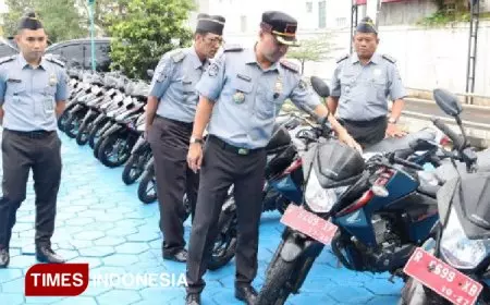 Imigrasi Kelas I Cilacap Gelar Apel Sekaligus Periksa Kendaraan Dinas