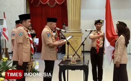 Dilantik Jadi Ketua Pramuka Jember, Ghytha Janjikan Inovasi Relevan