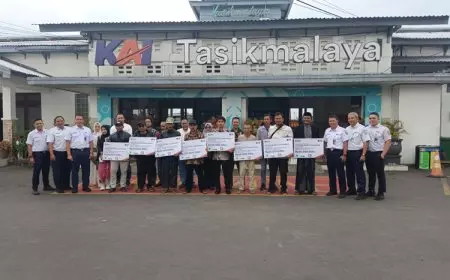 PT KAI Daop 2 Bandung Salurkan Bantuan TJSL Senilai Rp 550 Juta untuk Masyarakat Garut, Tasikmalaya, dan Pangandaran