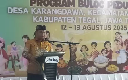 Bulog Peduli Hadir di Karangdawa, Bupati Tegal: Ini Soal Masa Depan Anak Anak Kita