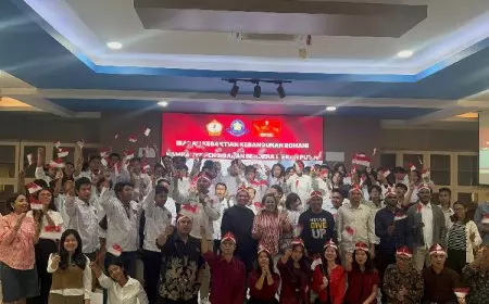 BEM Kristiani Seluruh Indonesia Kampanyekan Pengibaran Bendera Merah Putih