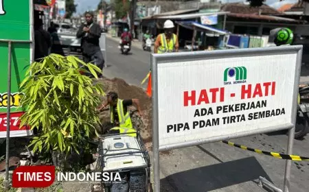 Demi Kualitas Air Bersih, PDAM Sleman Bersihkan Jaringan Pipa di Wilayah Unit Nogotirto