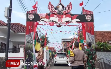 Lomba Gapura HUT RI ke-80 di Majalengka Jadi Ajang Pererat Persatuan Warga
