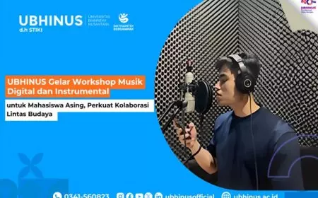 UBHINUS Gelar Workshop Musik Digital dan Instrumental untuk Mahasiswa Asing, Perkuat Kolaborasi Lintas Budaya