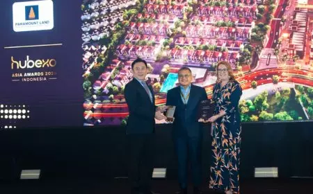 Paramount Land Raih Hubexo Asia ‘Top 10 Developers’ Award 2025