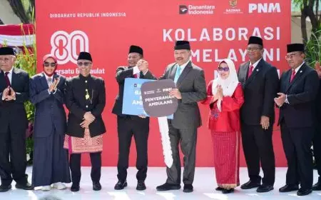 PNM dan BAZNAS Kolaborasi  Melayani Negeri, Salurkan 6 Ambulans Gratis