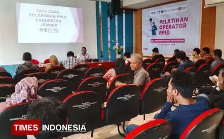 Diskominfo Jember Gelar Pelatihan Olah Data ke PPID