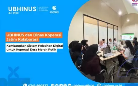 UBHINUS dan Dinkop Jatim Kolaborasi Kembangkan Sistem Pelatihan Digital untuk Koperasi Desa Merah Putih