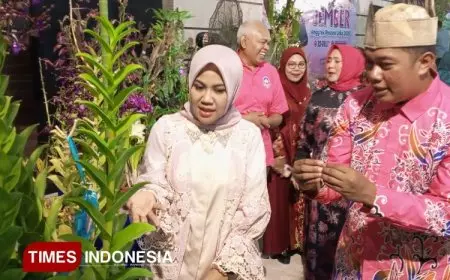 Buka Festival Anggrek Jember, Ghytha: Bunga Ini Simbol Keindahan