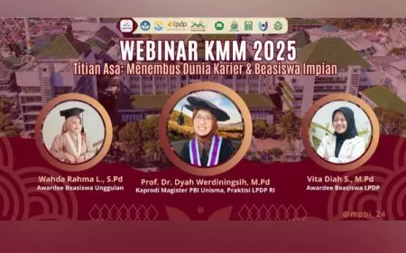 Webinar Titian Asa Unisma: Menembus Dunia Karier dan Beasiswa Impian