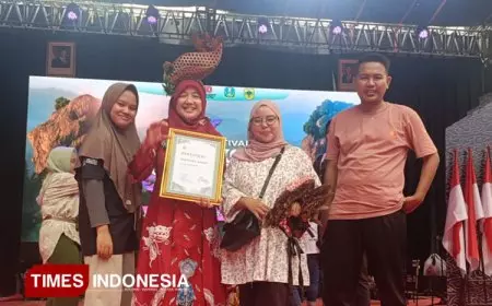 Pamer Miniatur Masjid Jami' Baitul Amin, Jember Raih Juara di Festival Dewi Cemara