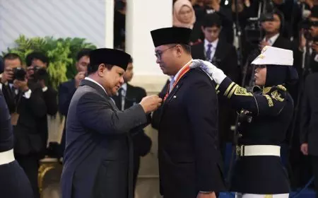 Sudaryono, Anak Petani yang Terima Bintang Kehormatan dari Prabowo