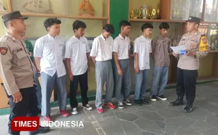 Cegah Kenakalan Remaja, Polsek Majalengka Kota Gaungkan Maklumat Kapolda