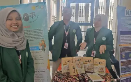 Inovasi Produk Oatmeal dari Cangkang Telur, Mahasiswa Polbangtan Malang Raih Best Expo di PIMPI 2025