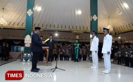 Masa Jabatan Diperpanjang, Dua Lurah di Sleman Resmi Kembali Dilantik