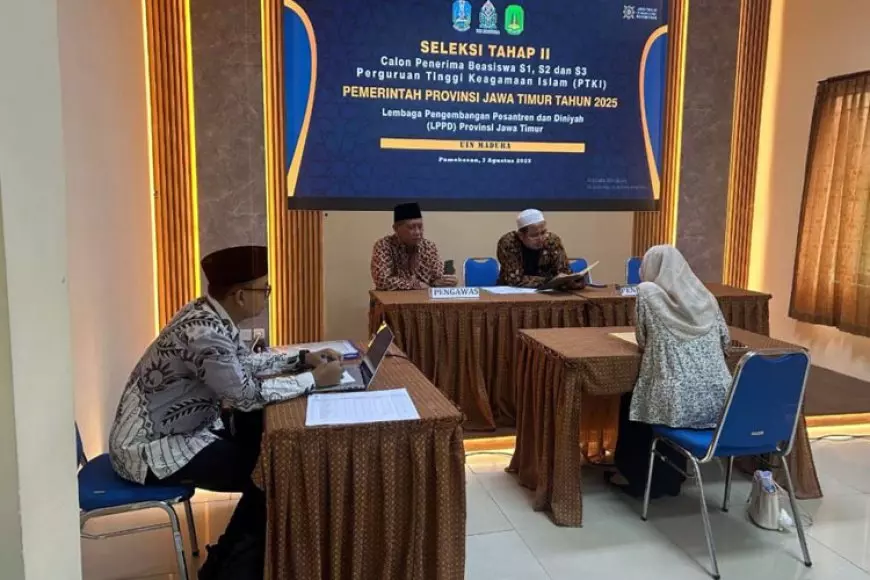 Dosen UNUJA Jadi Salah Satu Penguji Seleksi Beasiswa PTKI 2025 di UIN Madura