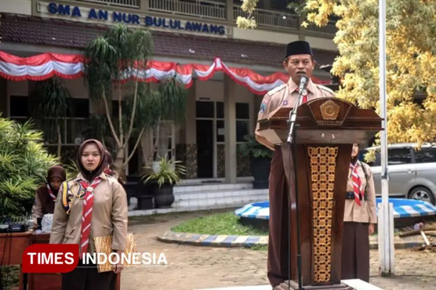 SMA An Nur Malang Meriahkan HUT ke&#45;64 Pramuka dengan Semangat Kebersamaan dan Nilai Dasa Dharma