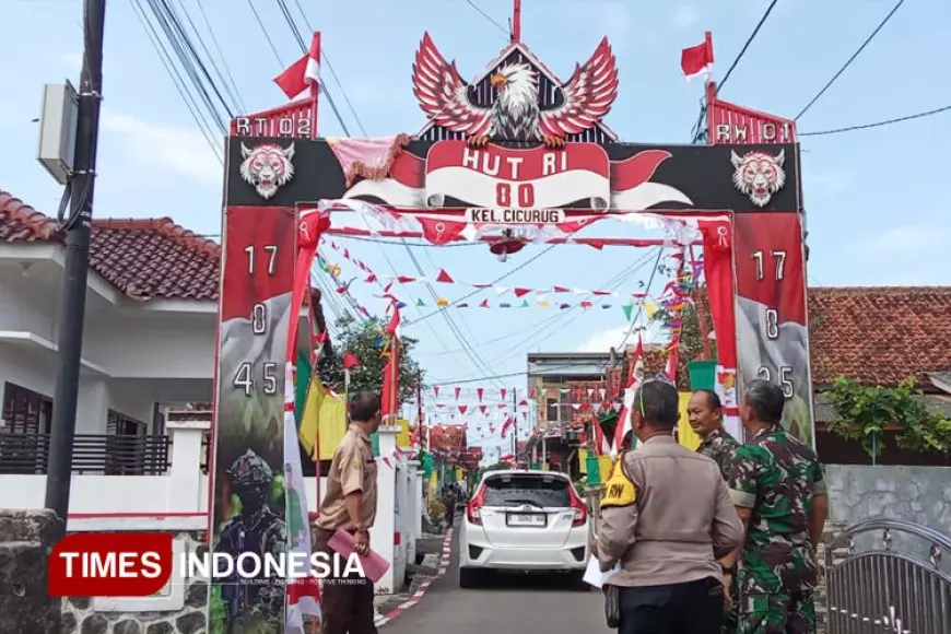 Lomba Gapura HUT RI ke&#45;80 di Majalengka Jadi Ajang Pererat Persatuan Warga
