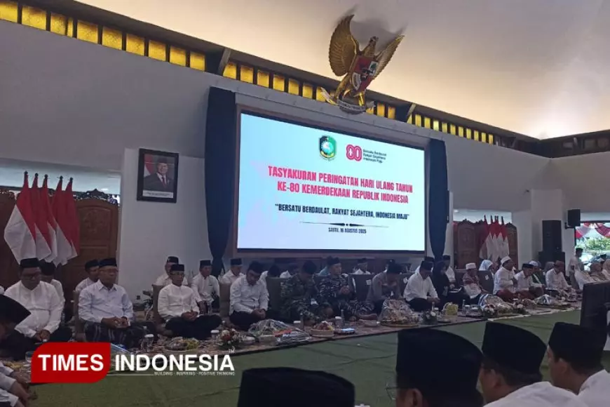 Sambut HUT ke&#45;80 RI, Pemkab Banyuwangi Gelar Doa Bersama dengan Veteran