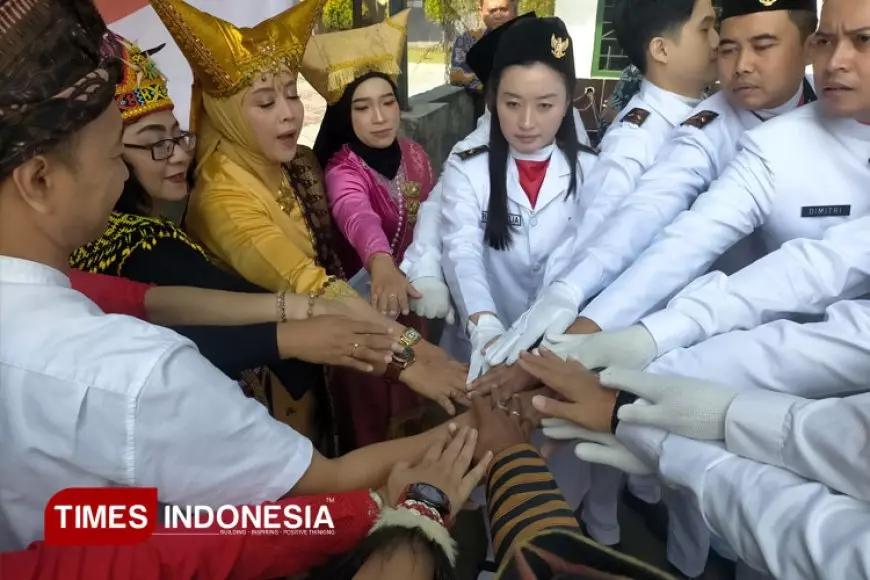 INI dan IPPAT Malang Raya Gelar Upacara HUT ke&#45;80 RI di Yon Arhanud 2 Kostrad
