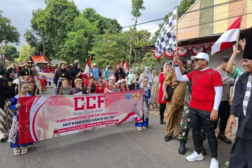 Semarak Condong Carnival Festival, Wujud Bahagia Warga Probolinggo Syukuri Kemerdekaan ke&#45;80 RI