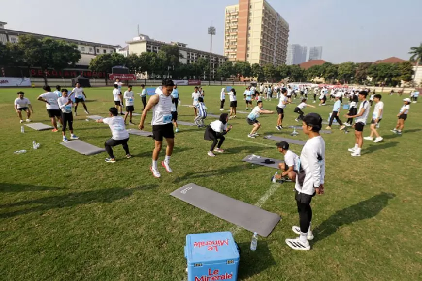 Siap Pecahkan Rekor Pribadi di JRF 2025, Ratusan Pelari Le Minerale Running Squad Latihan Intensif