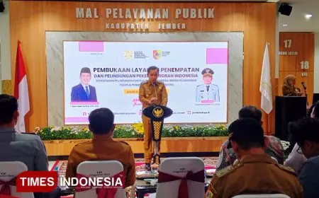Bupati Jember Fawait Buka Posko Layanan Pekerja Migran di PTSP