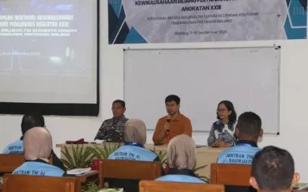 Polbangtan Malang Gandeng TNI AL Wujudkan Prajurit Tangguh untuk Kemandirian Pangan Nasional