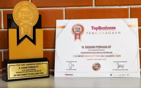 YBM BRILiaN Raih TOP GRC Awards & Penghargaan The Most Committed GRC Leader 2025