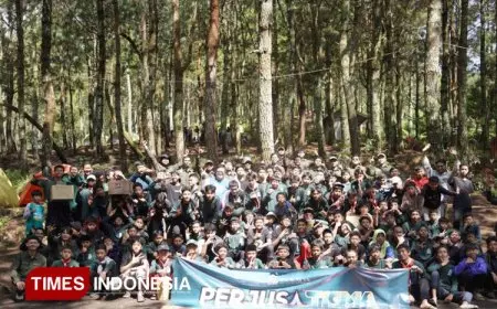 Menumbuhkan Rasa Cinta Alam Tsurayya Islamic School Malang Gelar Perjusa di Kebun Rojo Camp Princi