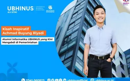 Kisah Inspiratif Achmad Buyung Riyadi, Alumni Informatika UBHINUS yang Kini Mengabdi di Pemerintahan