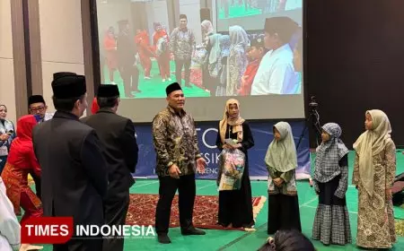 DLU Santuni 600 Anak Yatim di Gresik, Ajak Doa Bersama untuk Keselamatan Transportasi