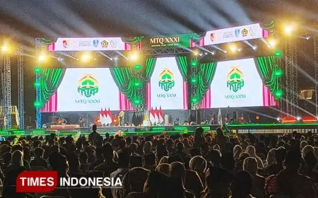 MTQ XXXI Jatim Resmi Ditutup, Bupati Fawait: Semoga Menjadi Kenangan yang Indah