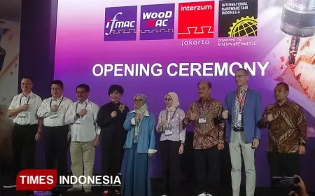 Tiga Pameran Internasional Interzum Jakarta, IHF, dan IFMAC & WOODMAC 2025 Resmi Dibuka di Jakarta