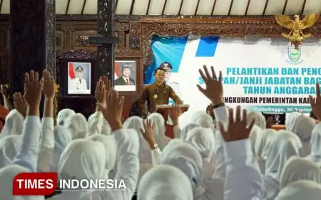 Bupati Purbalingga Fahmi M Hanif Lantik 134 PPPK dan 1 PNS