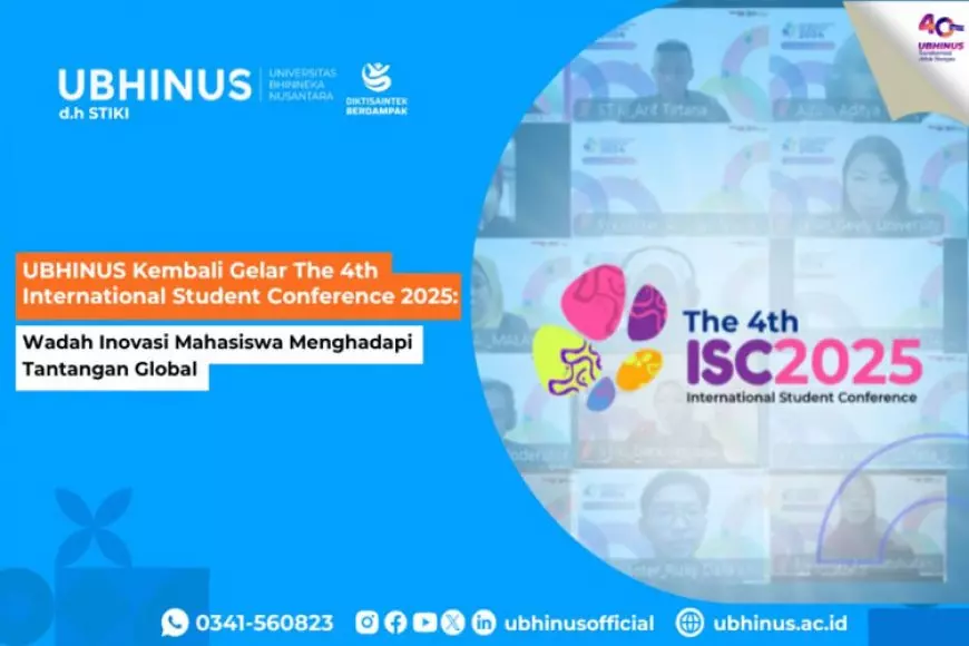 UBHINUS Kembali Gelar The 4th International Student Conference 2025