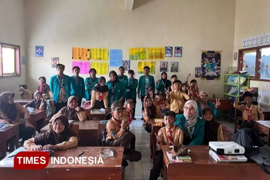 Mahasiswa UNISMA Bangun Semangat Literasi di SDN 1 Wringinanom