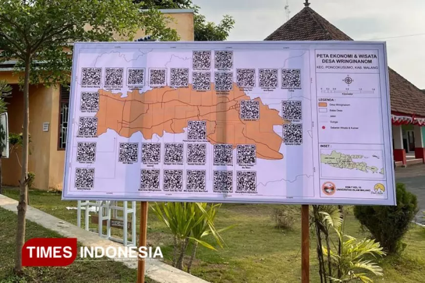 Mahasiswa UNISMA Lakukan Pemetaan Ekonomi dan Pariwisata di Desa Wringinanom