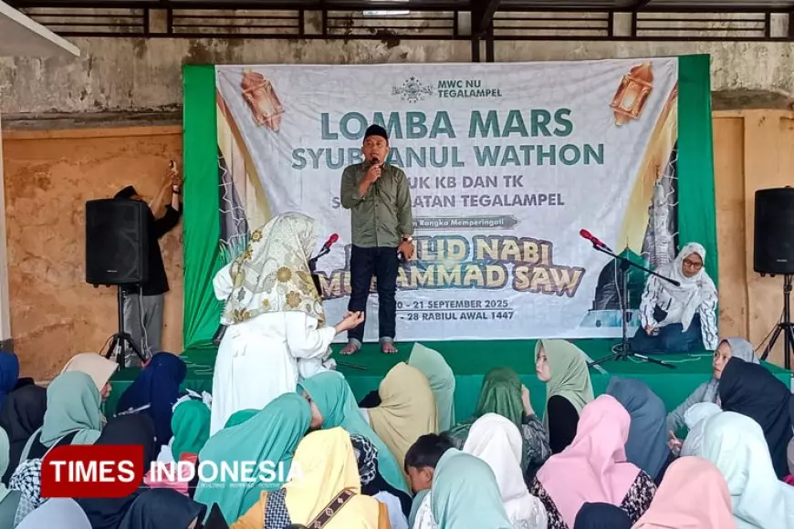 Ratusan Anak di Tegalampel Tampil dalam Lomba Subbanul Wathon