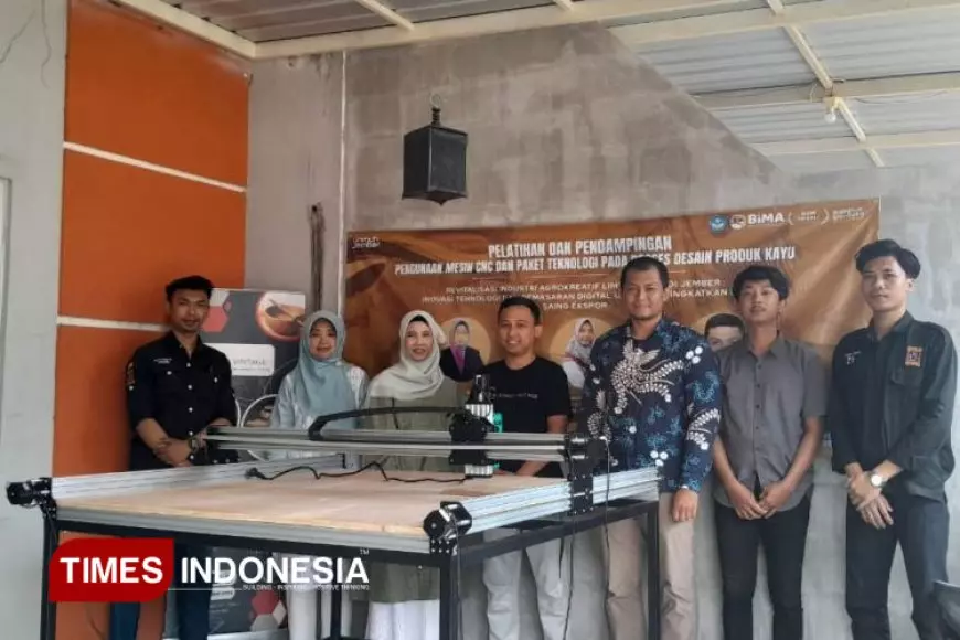 Mahasiswa Agribisnis Unmuh Jember Sulap Limbah Kayu Jadi Produk Bernilai Ekspor