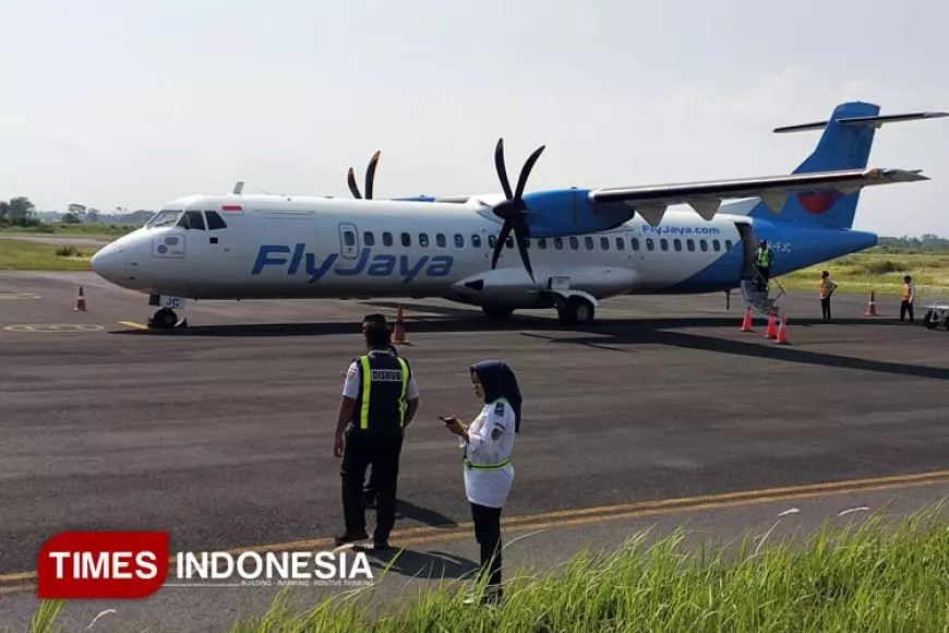 Penerbangan Perdana Fly Jaya Jember &#45; Jakarta Dimulai