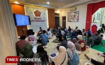 Nobar Film G30 S PKI, Gerindra Surabaya Ajak Pemuda Renungi Perjuangan Bangsa