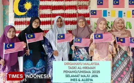 Dari Malang ke Pulau Pinang: Kreativitas Mahasiswi UNISMA Warnai Perayaan Hari Kebangsaan di Taski Al Hikmah