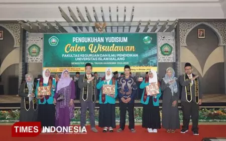 159 Calon Wisudawan Dikukuhkan, FKIP Unisma Malang Rayakan Prestasi Akademik dan Nonakademik