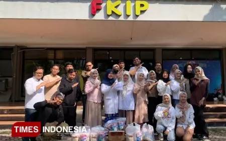 Langkah Nyata FKIP UNISMA: Mahasiswa Turun ke Masyarakat Bagikan Sembako di Hari Pangan Sedunia