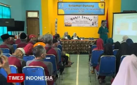 Dokter Muda Fakultas Kedokteran UNISMA Gelar Bakti Sosial di UPT Pelayanan Sosial Tresna Werdha Blitar